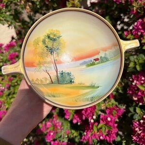 Hand-Painted Bowl by Nippon